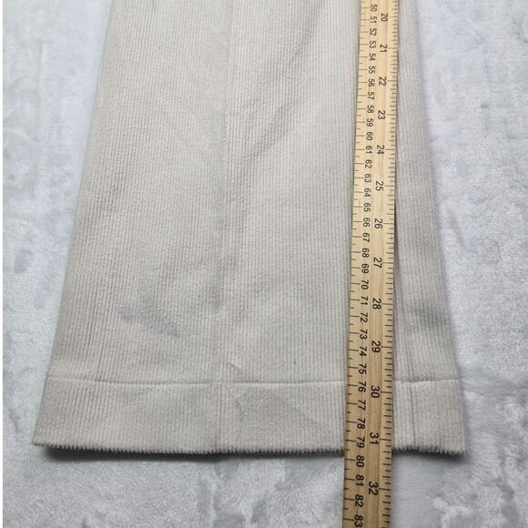 Joie Corduroy High Rise Flare Leg Exposed button Front Pants 8 (30x31) - Picture 4 of 8